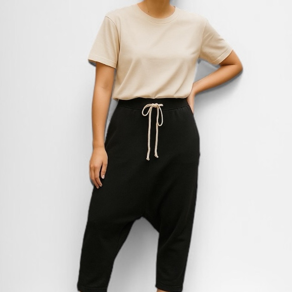 Rick Owens Walrus Collection SS17 Cropped Wool Knit Lounge Pants | Size S